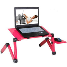 Load image into Gallery viewer, Aluminum Lightweight Computer Desk Ergonomic