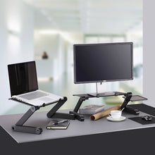 Load image into Gallery viewer, Aluminum Lightweight Computer Desk Ergonomic