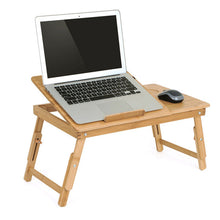 Load image into Gallery viewer, Nature Bamboo Laptop Table Simple Computer Desk