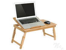 Load image into Gallery viewer, Ergonomics Adjustable Laptop Desk with USB Cooling Fan

