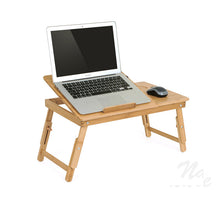 Load image into Gallery viewer, Nature Bamboo Laptop Table Simple Computer Desk
