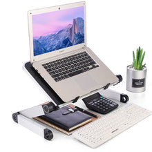Load image into Gallery viewer, Aluminum Alloy Portable Adjustable Laptop Desk
