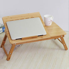 Load image into Gallery viewer, Nature Bamboo Laptop Table Simple Computer Desk
